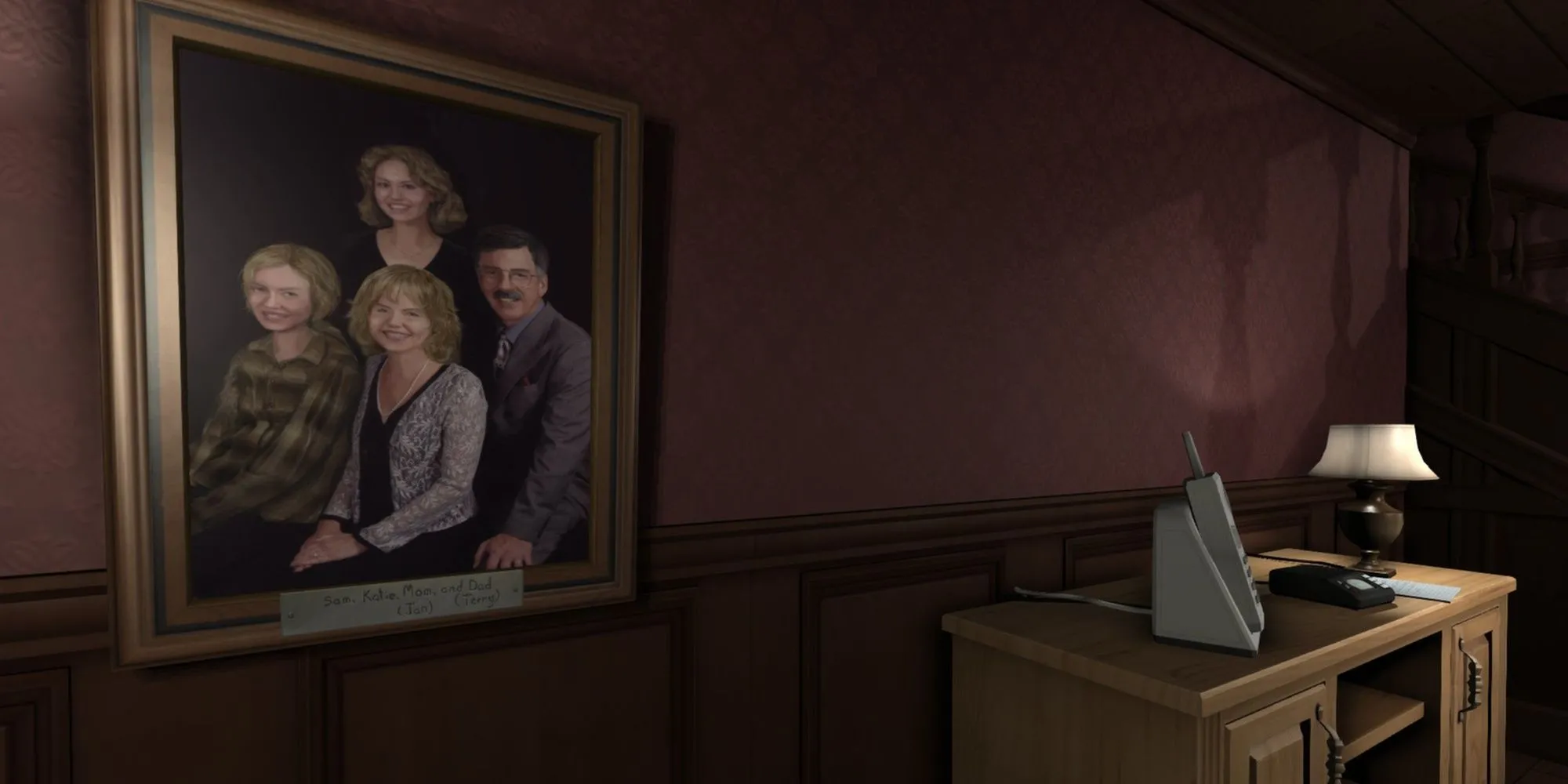 Một căn phòng trong game phiêu lưu Gone Home