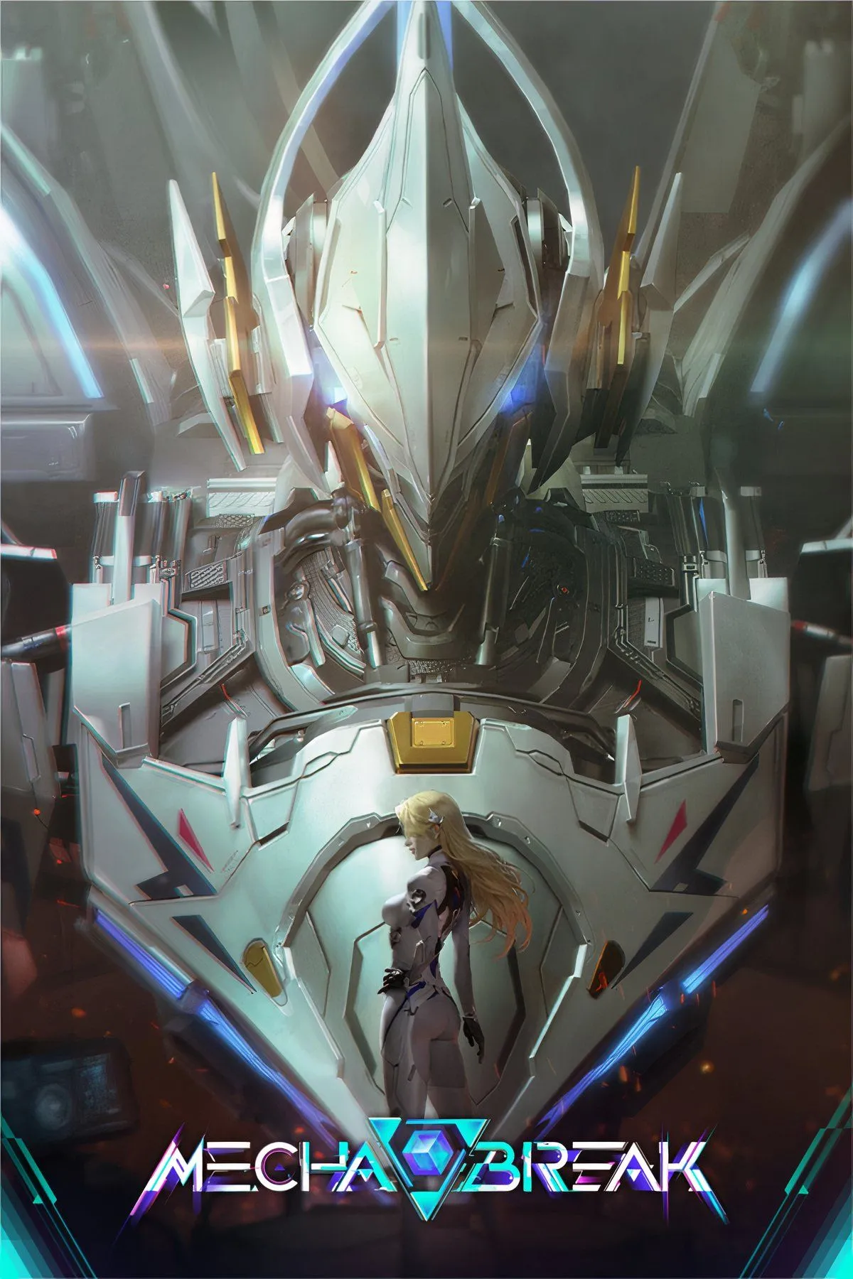 Hình ảnh tổng hợp các mẫu mech và bối cảnh trong game Mecha Break