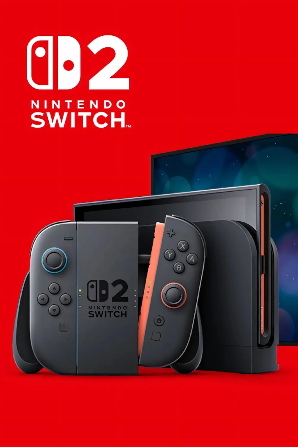 Máy chơi game Nintendo Switch 2 với logo thương hiệu