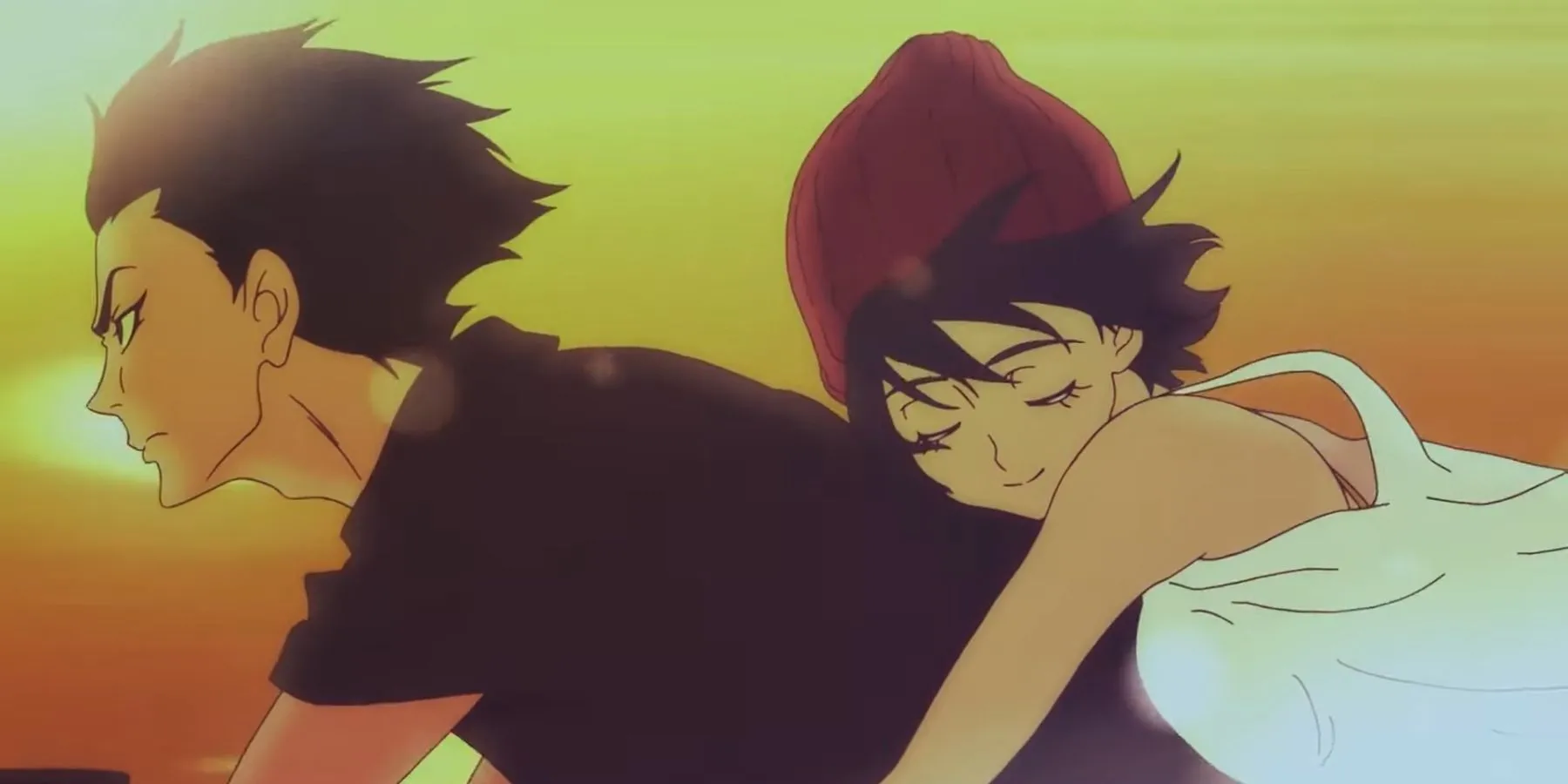 Akira Fudo và Miki Makimura trong một khoảnh khắc đáng nhớ của Devilman Crybaby, thể hiện chiều sâu tâm lý.