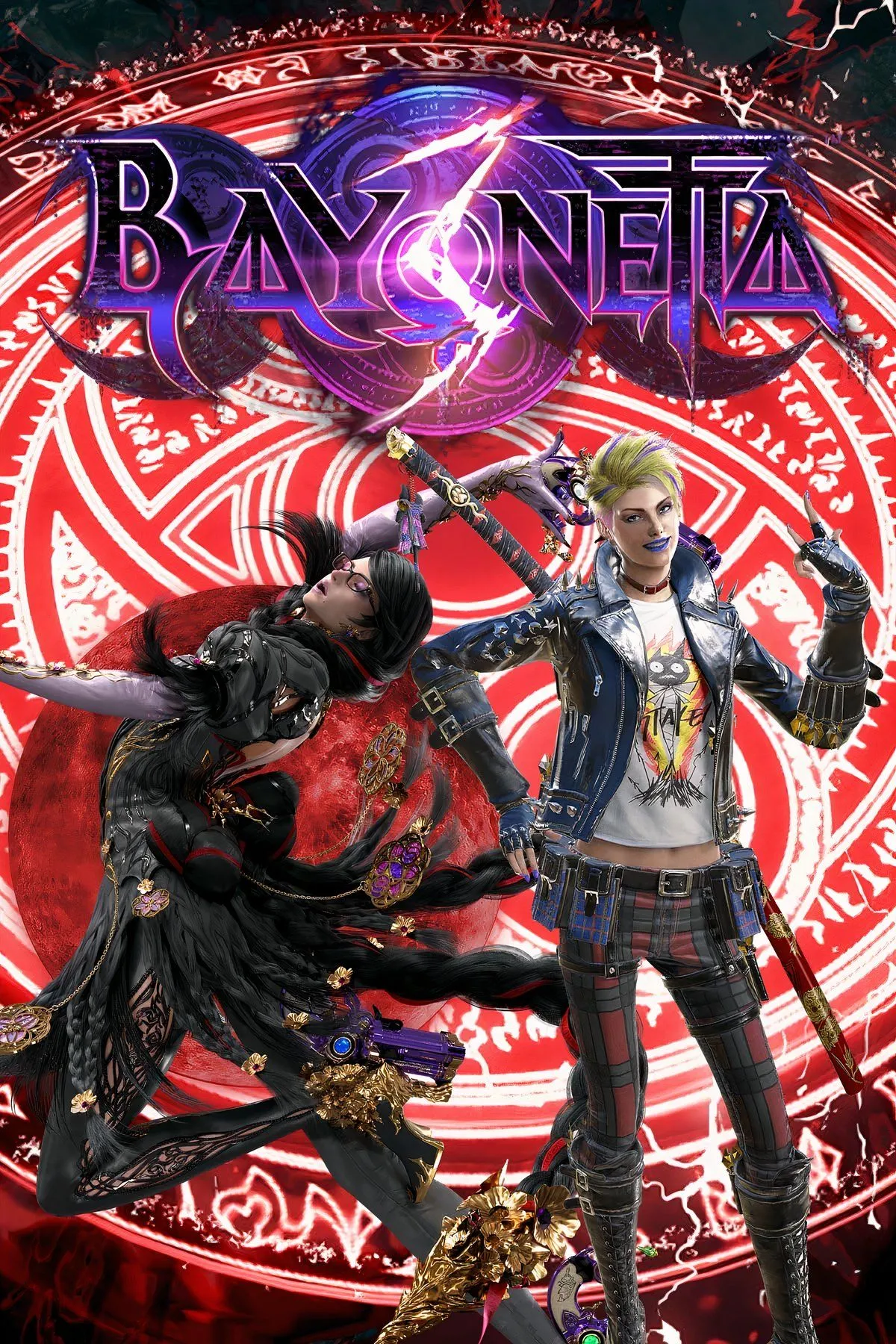 Ảnh bìa chính thức của tựa game Bayonetta 3.