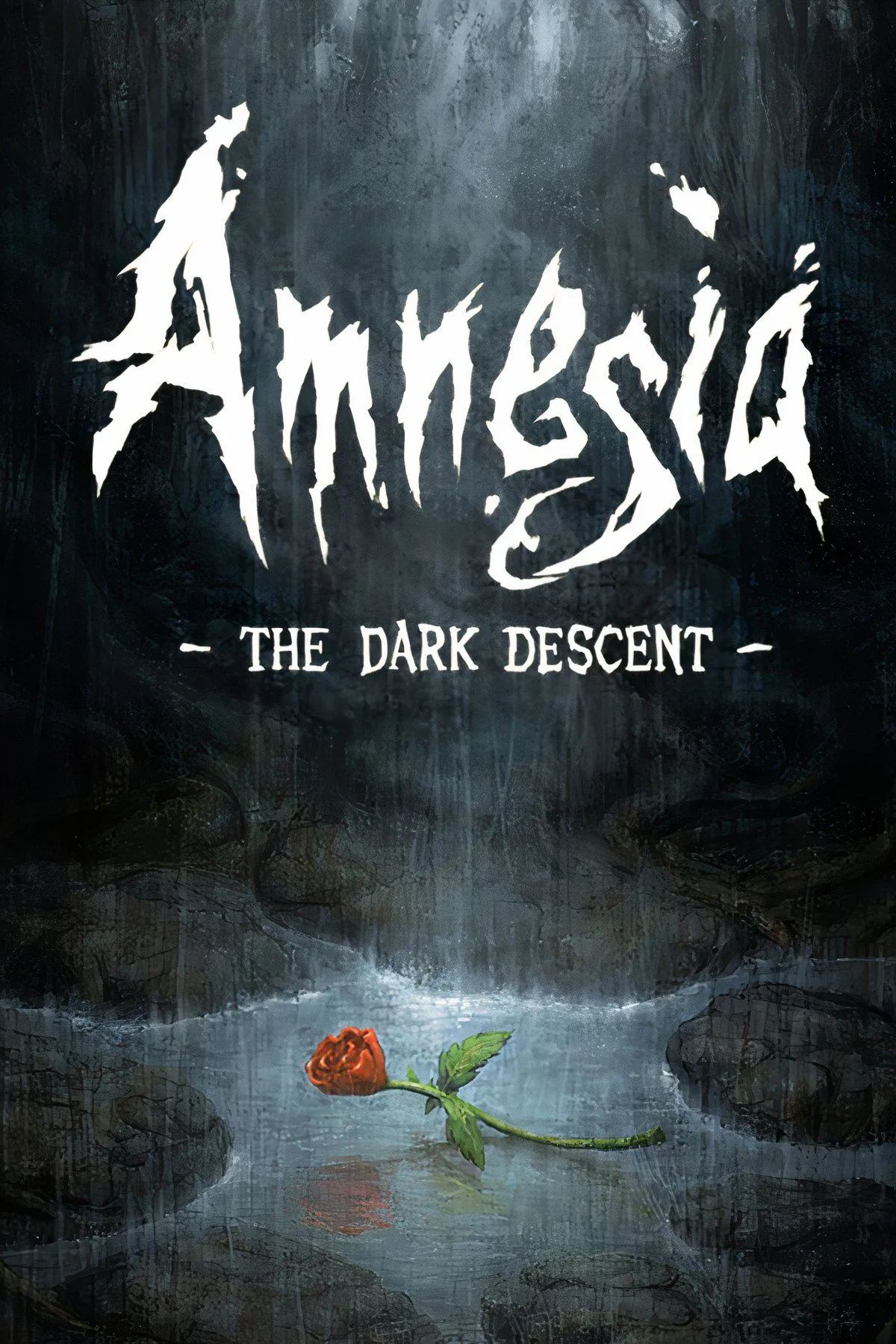 Ảnh bìa game Amnesia: The Dark Descent thể hiện không khí u ám