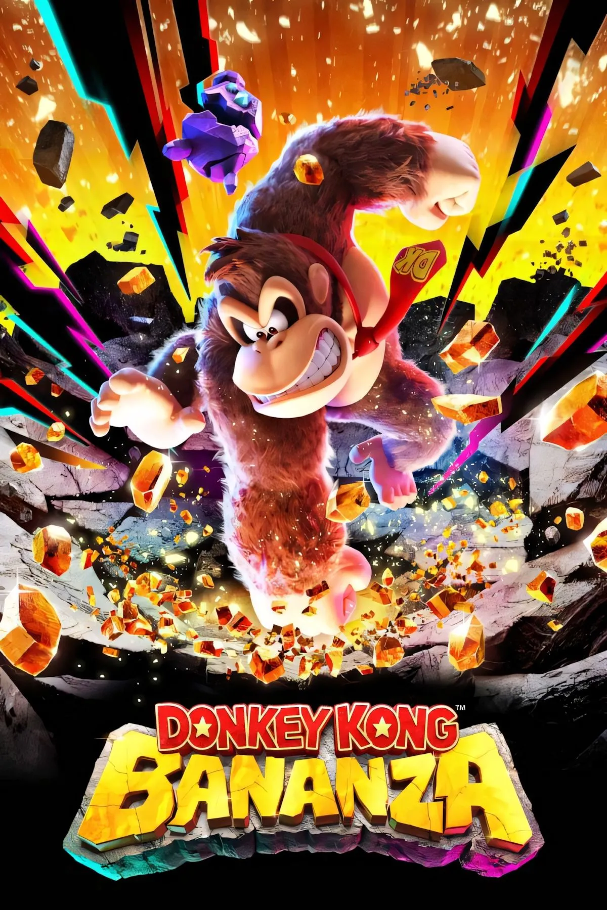 Ảnh bìa game Donkey Kong Bananza chính thức