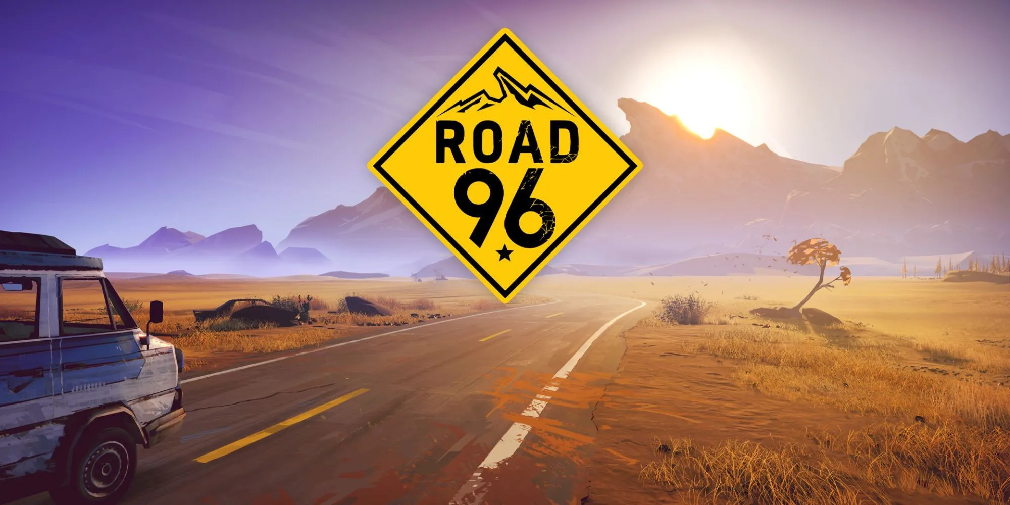 Ảnh bìa Road 96 mô tả con đường dài xuyên qua sa mạc, biểu tượng của chuyến đi.