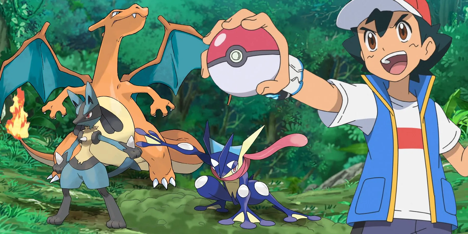 Ash Ketchum cùng Pikachu và đội hình Pokémon mạnh nhất của mình