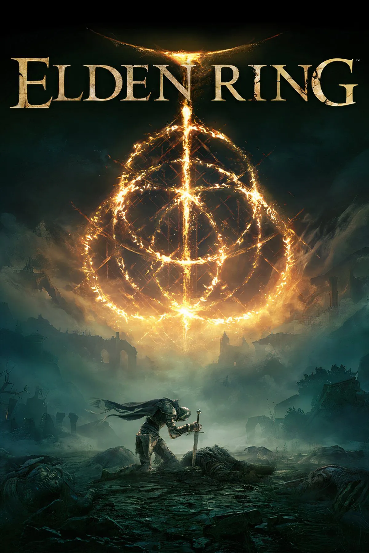 Bìa game Elden Ring với hình ảnh Marika, biểu tượng của thế giới Cổ Đại và game RPG hành động thế giới mở đỉnh cao.