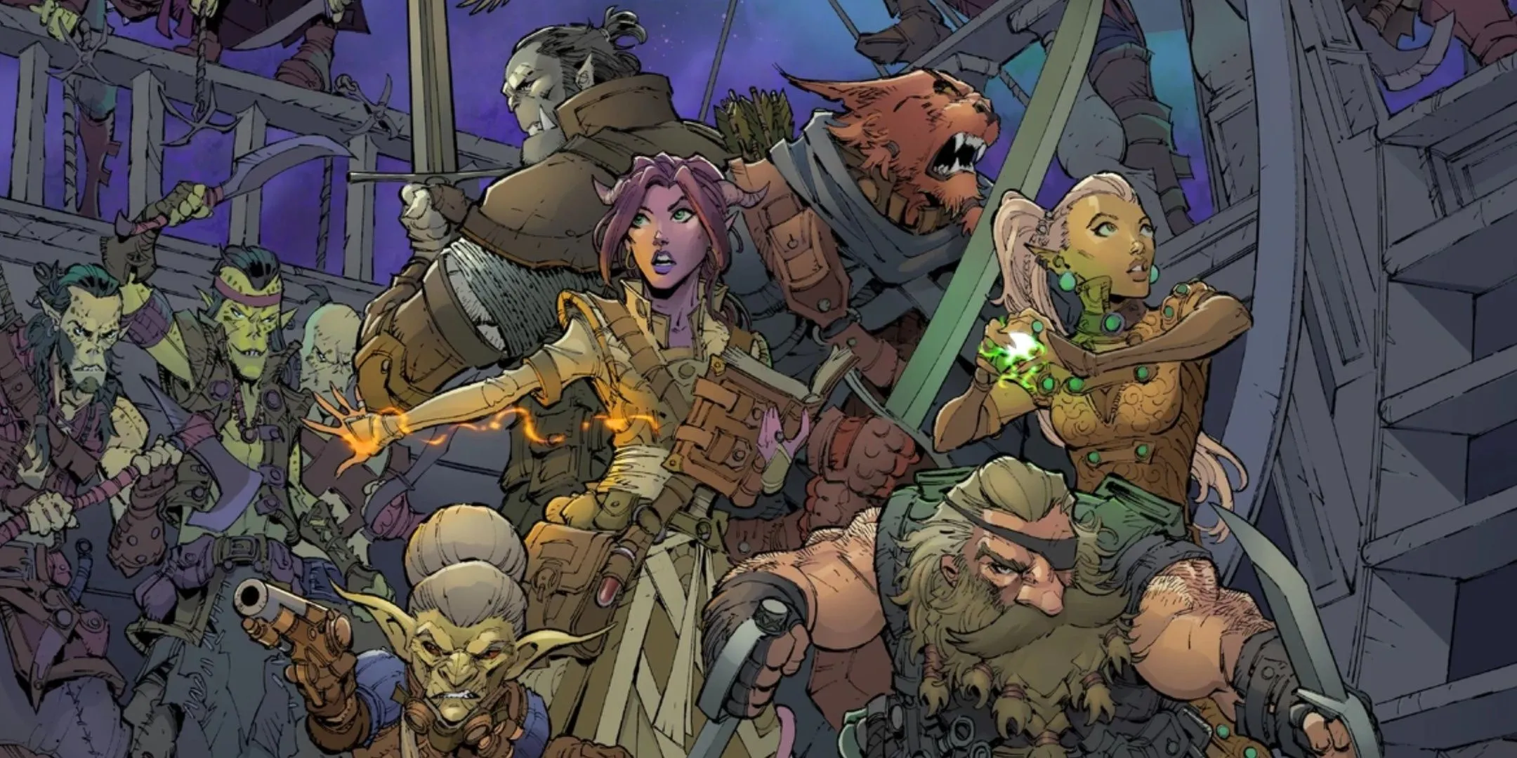 Bìa nghệ thuật của Spelljammer Academy trong Dungeons &amp; Dragons, nhấn mạnh vai trò phi hành đoàn