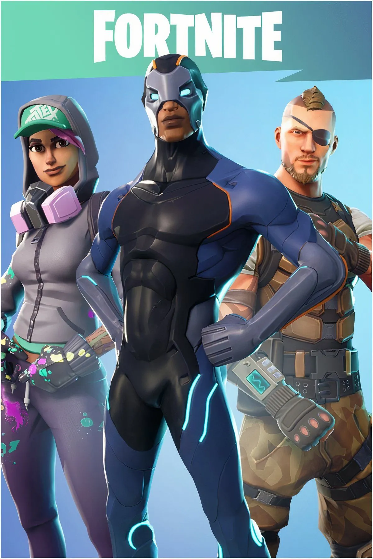 Bối cảnh chiến trường hỗn loạn trong game Fortnite battle royale