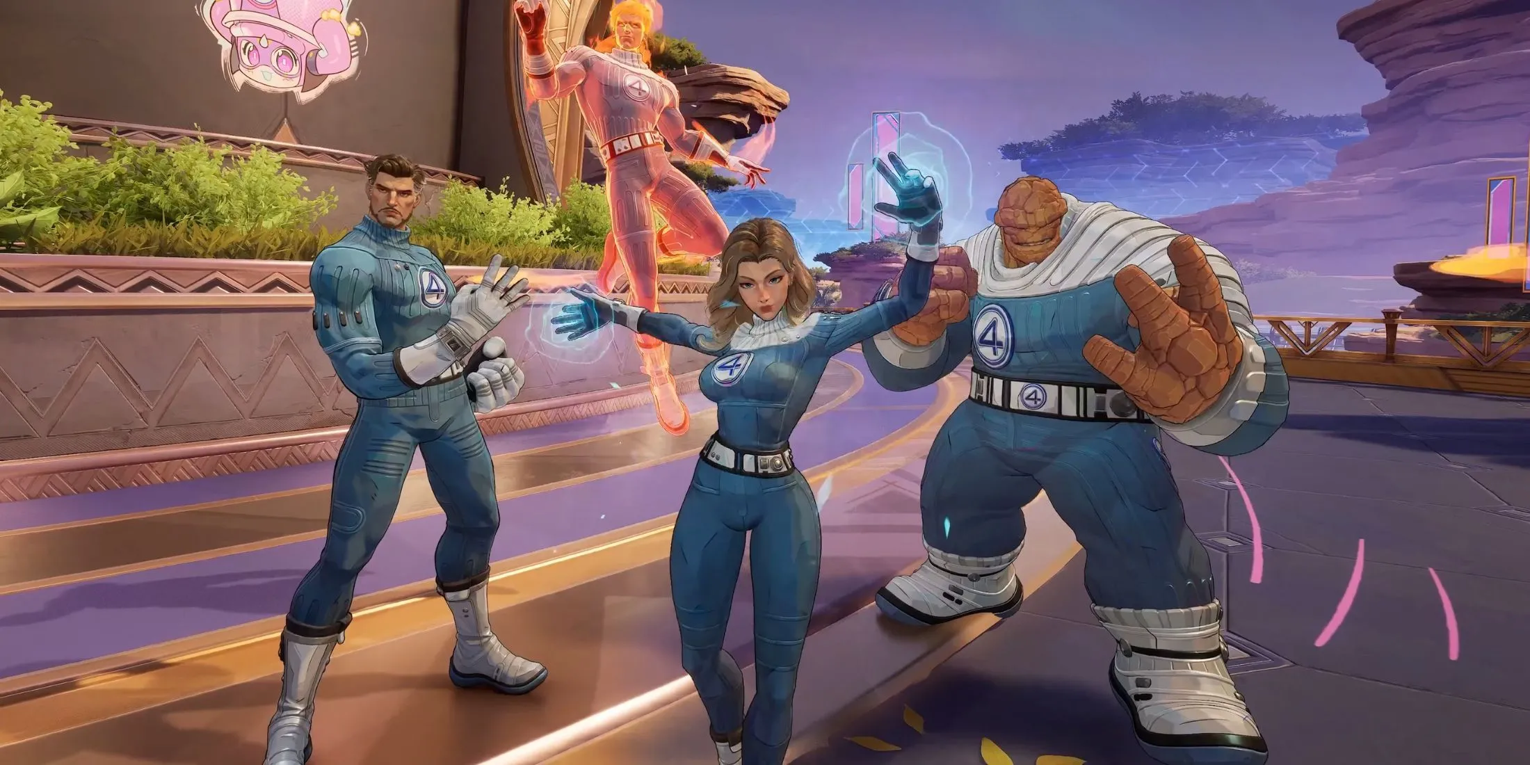 Các trang phục Fantastic Four mới trong Marvel Rivals và Fortnite lấy cảm hứng từ phim MCU sắp ra mắt.