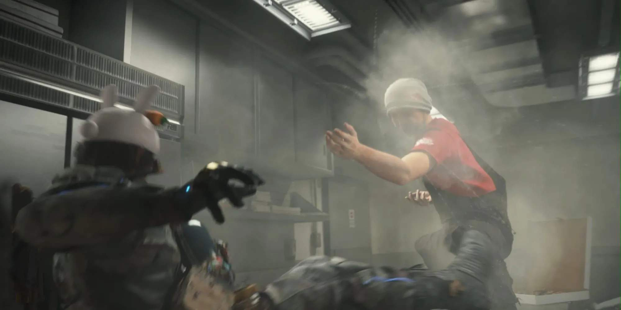 Cameo của đạo diễn Mamoru Oshii trong vai đầu bếp pizza trong Death Stranding 2