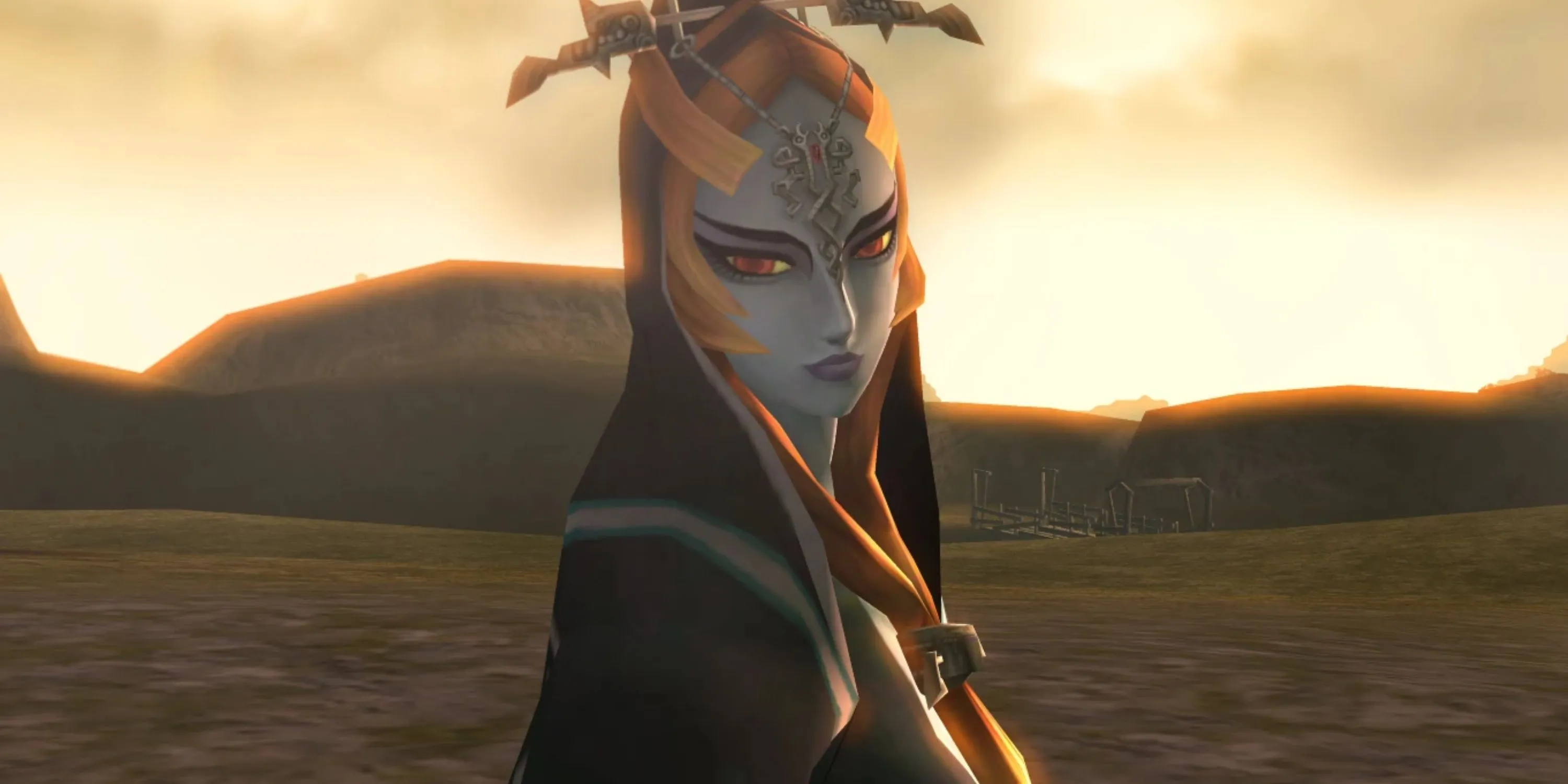 Cận cảnh Midna trong hình dạng thật của cô ấy ở The Legend of Zelda: Twilight Princess