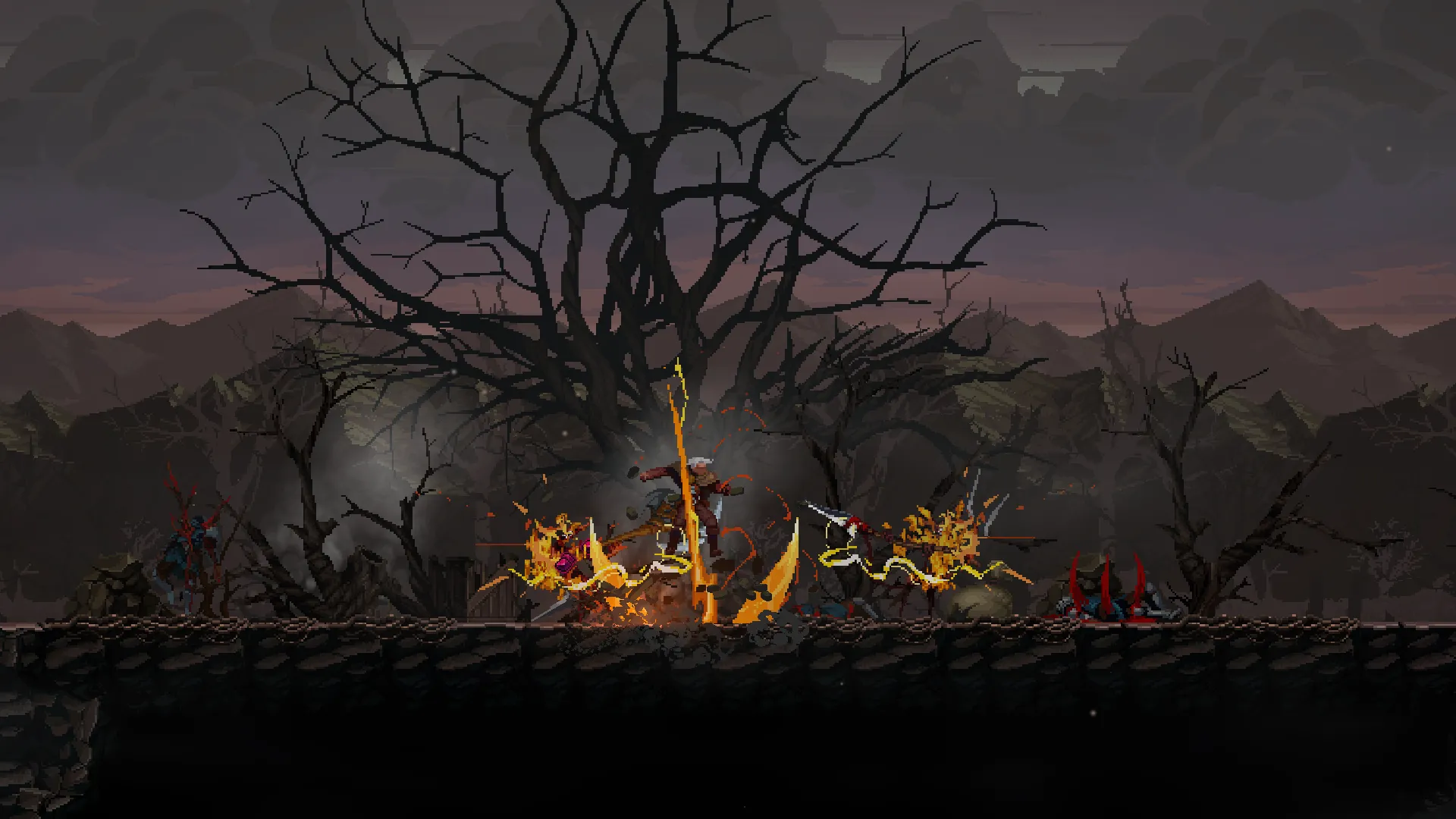 Cảnh cấp độ màn chơi trong game Dragon Is Dead