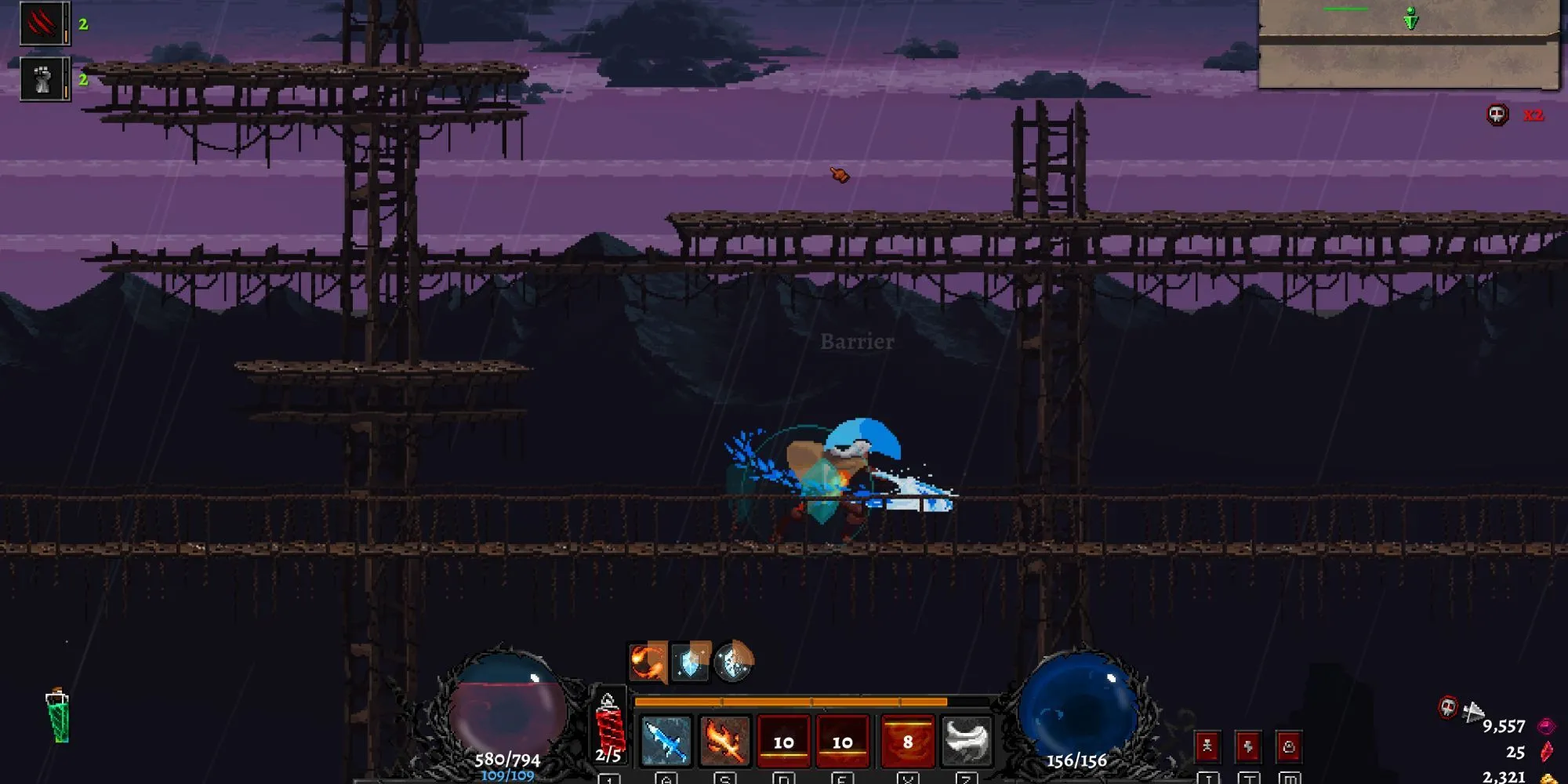 Cảnh tấn công trong game Dragon Is Dead