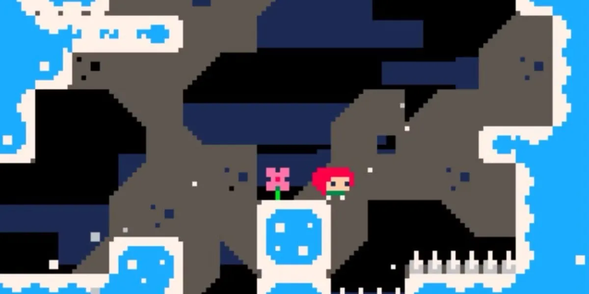 Celeste Classic trên nền Pico-8, một game bí mật trong game Celeste
