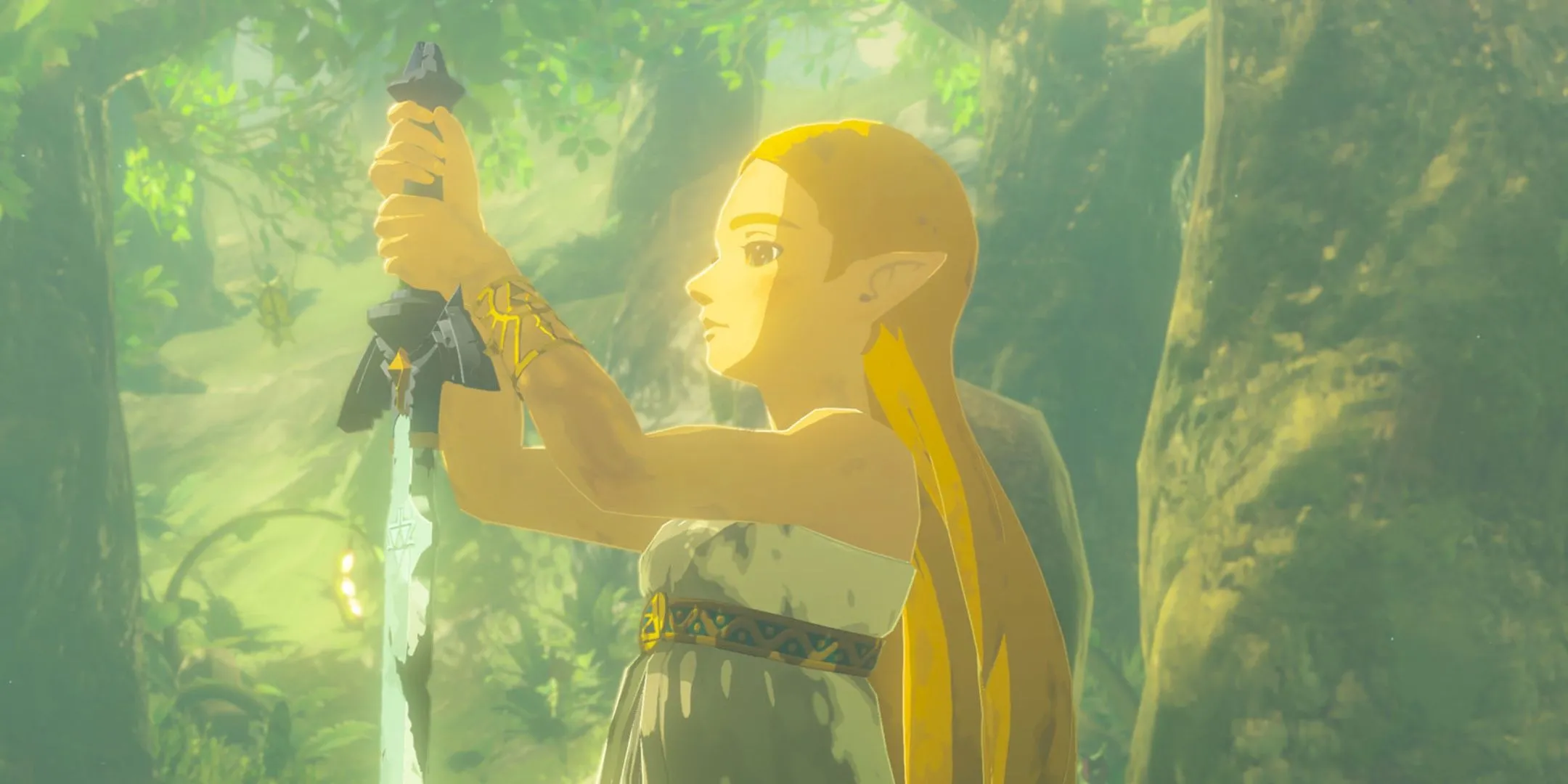 Công chúa Zelda trong Rừng Korok ở The Legend of Zelda: Breath of the Wild