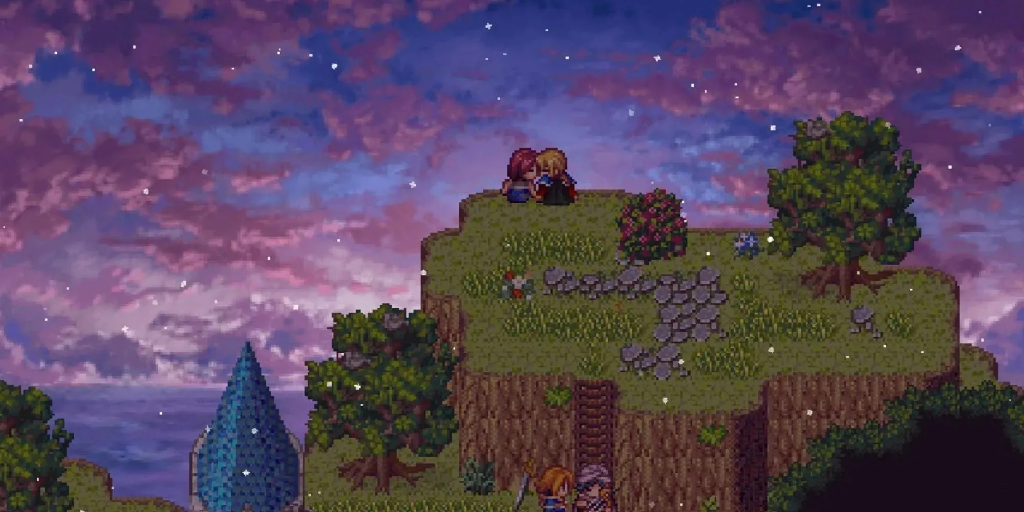 Gameplay game indie JRPG Ara Fell: Enhanced Edition đồ họa pixel