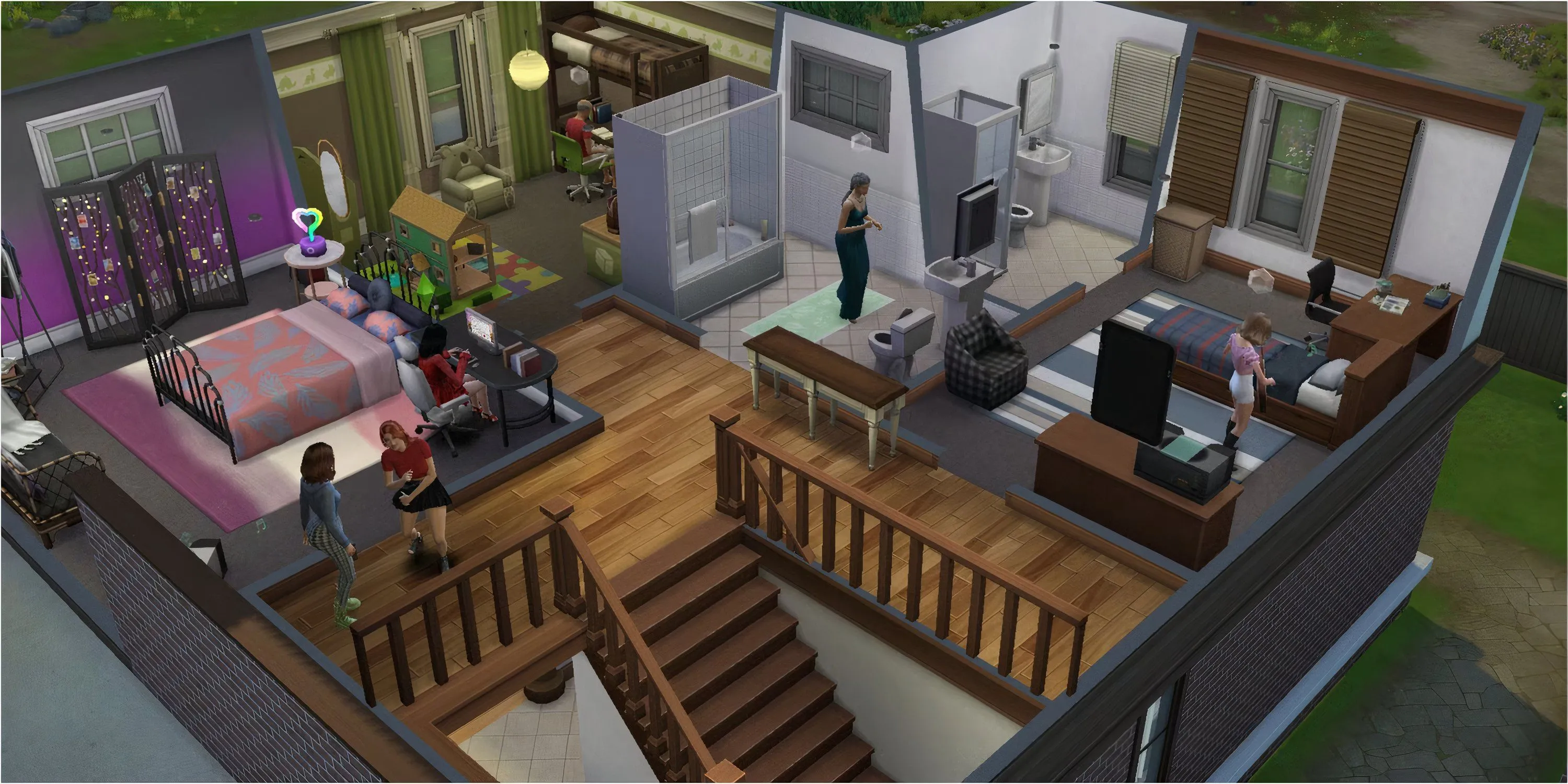 Gia trang BridgeCreek Drive Price Family Residence tại Copperdale Sims 4