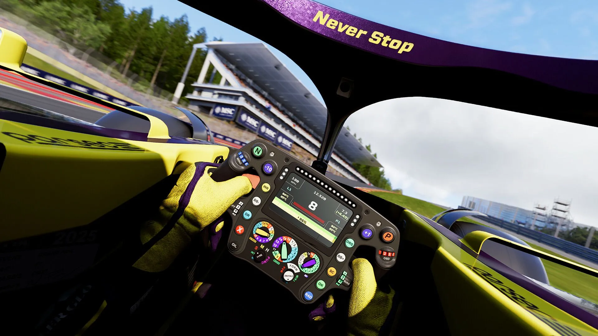 Giao diện tùy chọn và thông tin trong game F1 25