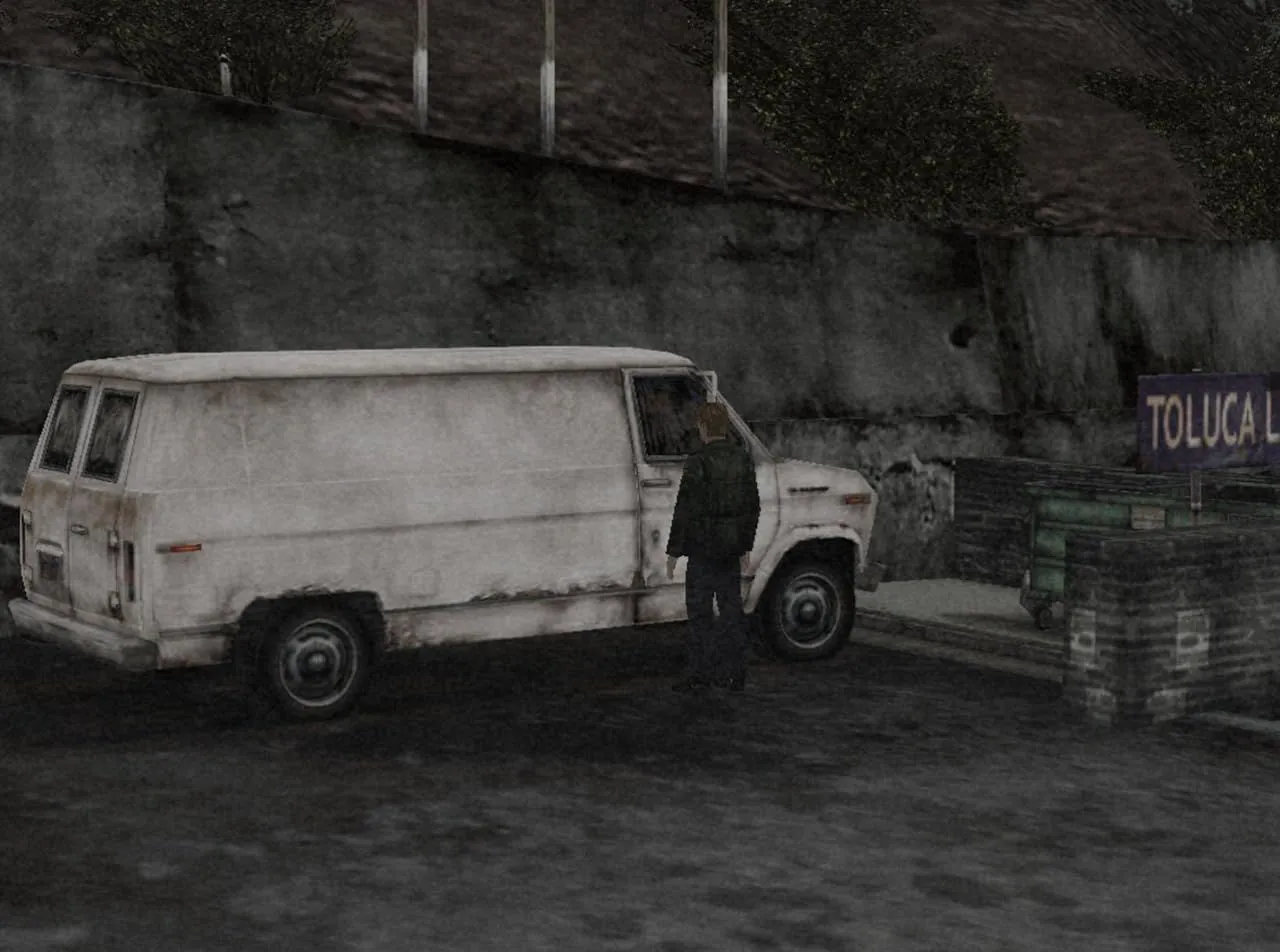 Góc quay cận cảnh một phân cảnh kịch tính trong Silent Hill 2