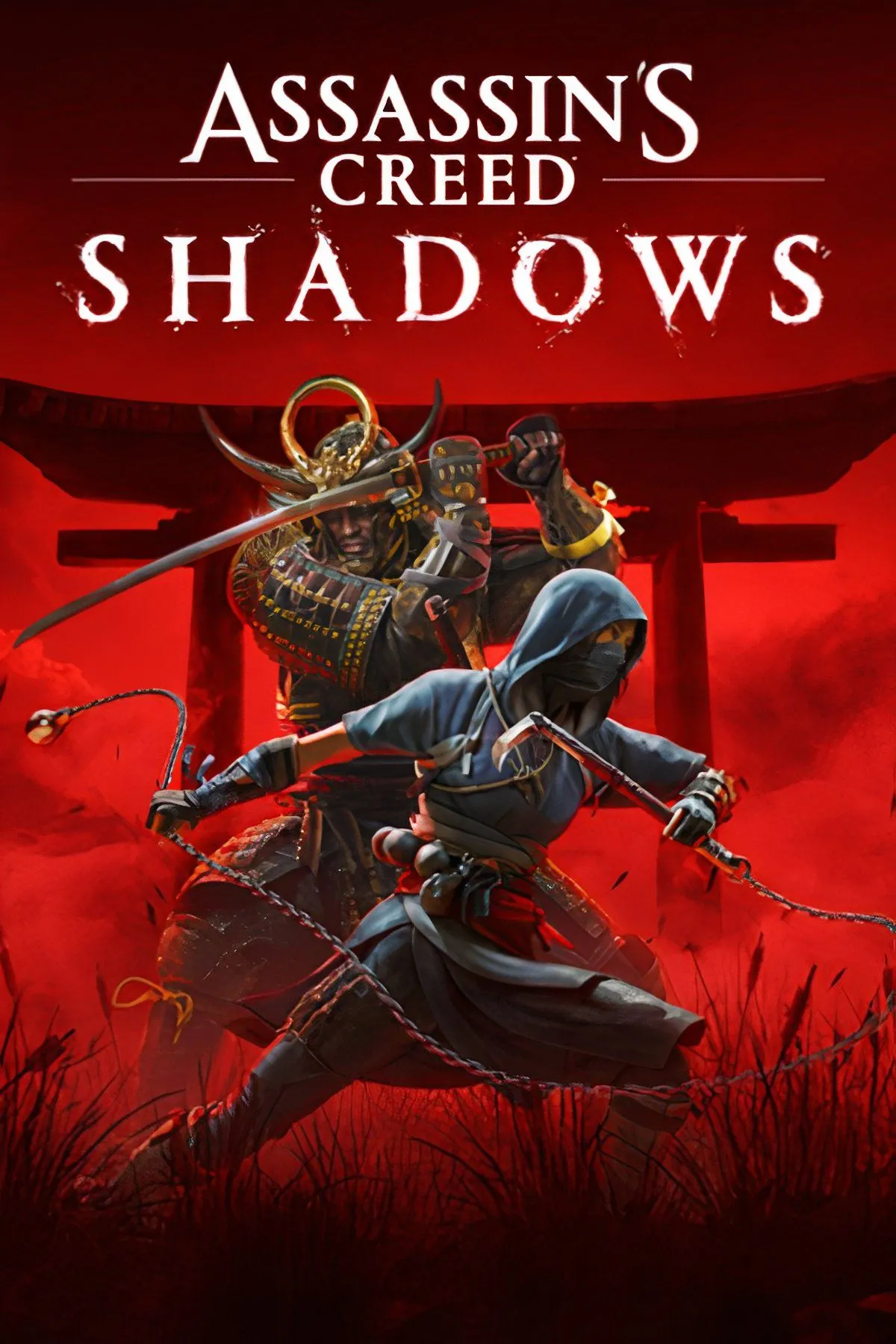 Hai nhân vật chính Naoe và Yasuke đối đầu trong Assassin's Creed Shadows, bối cảnh Nhật Bản phong kiến