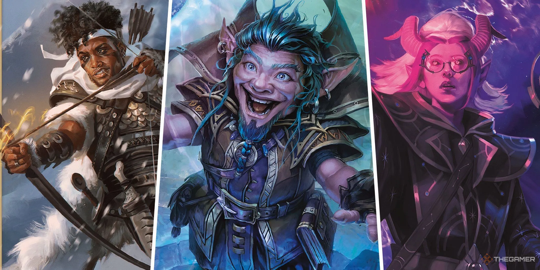 Hình ảnh ba phân lớp nhân vật Dungeons & Dragons sử dụng các khả năng mạnh mẽ