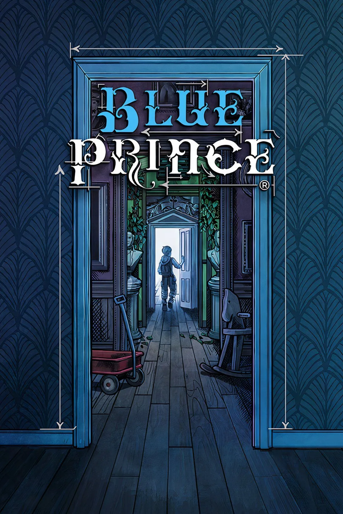 Hình bìa trang tổng hợp game Blue Prince, một game giải đố roguelike