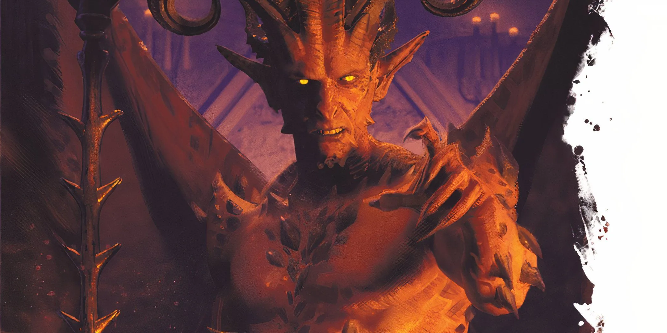 Horned Devil, quỷ có sừng với đôi mắt vàng rực trong D&amp;D