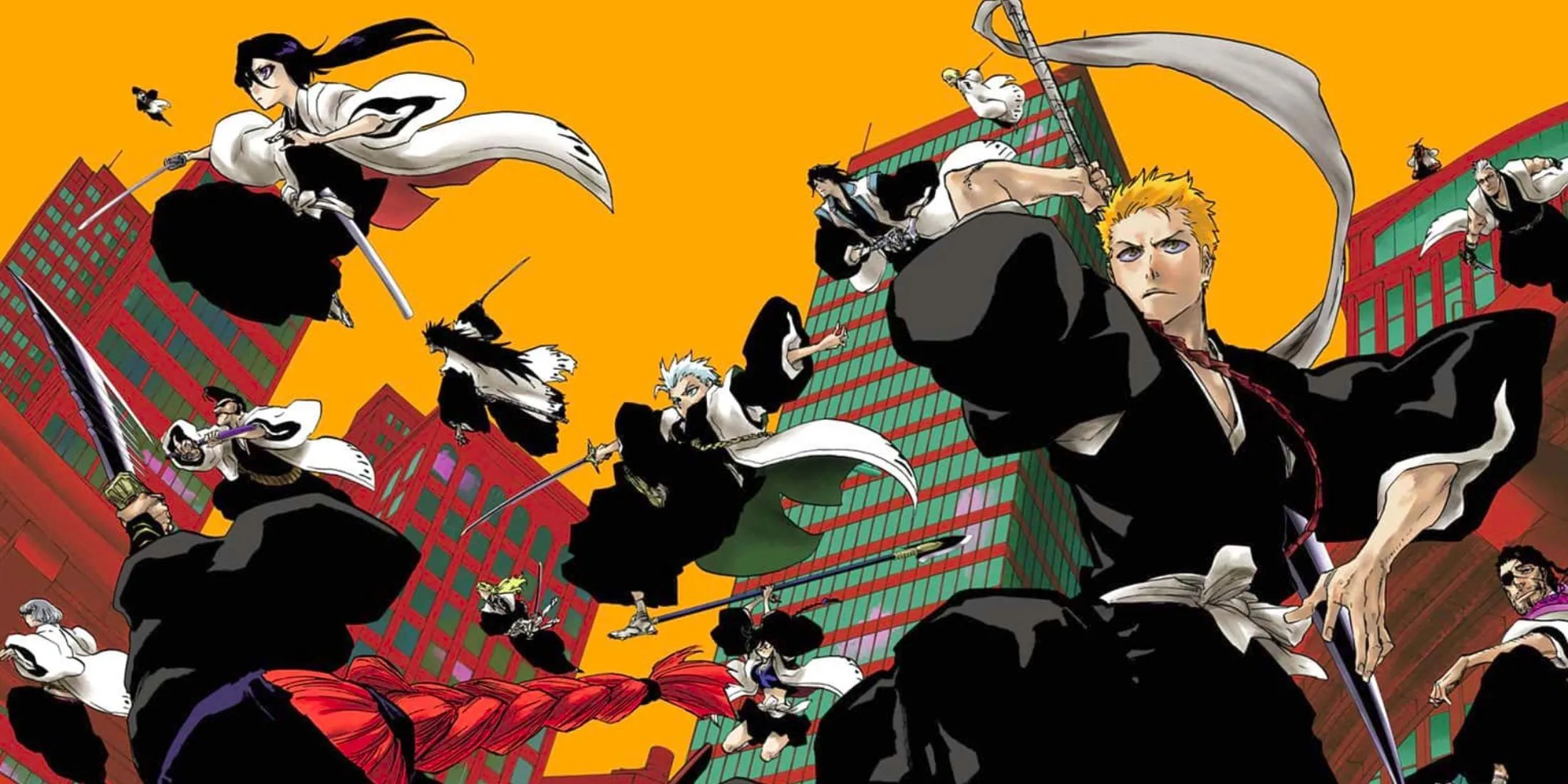 Ichigo Kurosaki và các nhân vật chủ chốt trong vũ trụ Bleach, thể hiện sự trở lại mạnh mẽ của thương hiệu