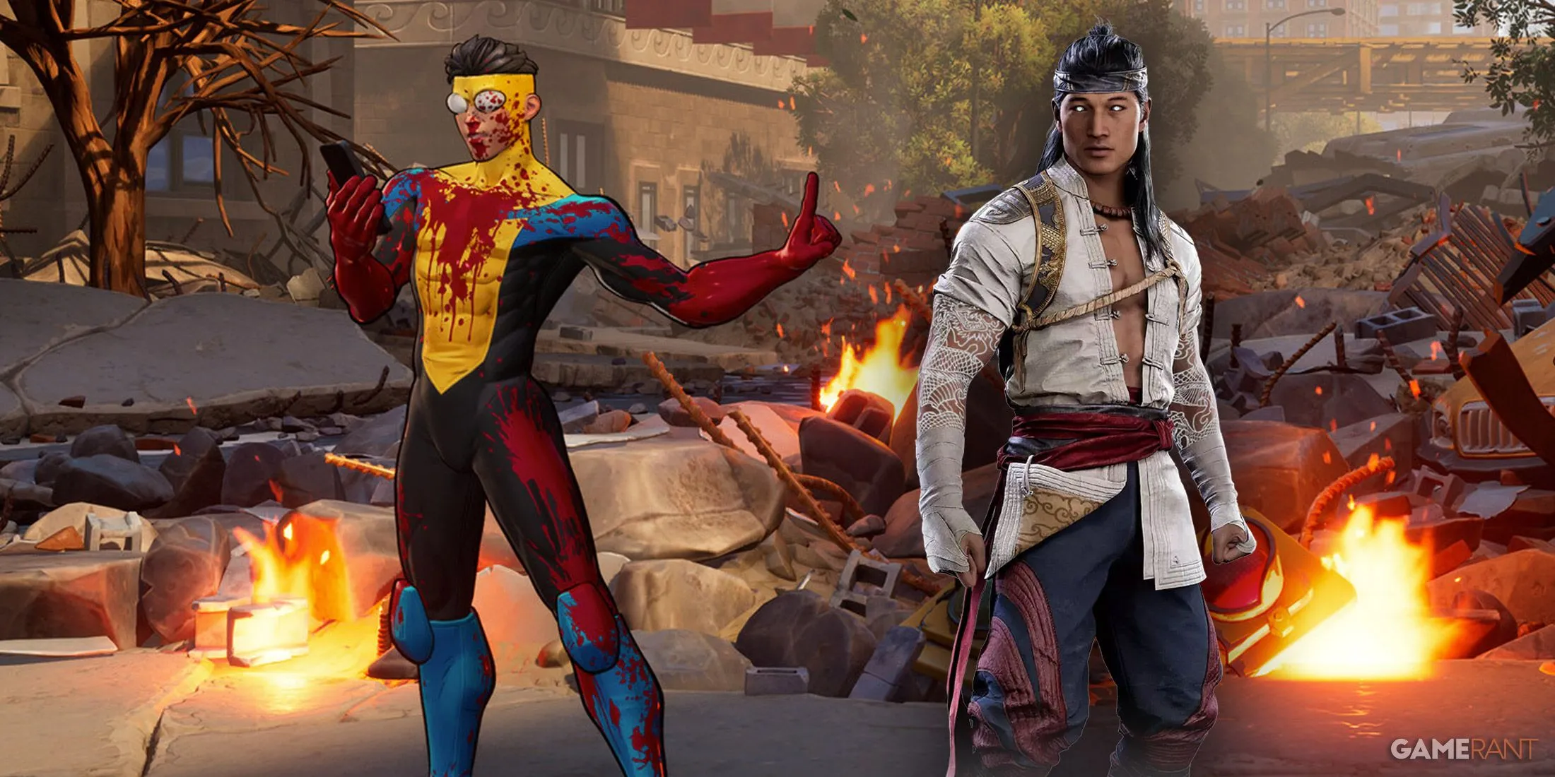 Invincible VS tái hiện đối thoại mở đầu trận đấu đầy kịch tính như Mortal Kombat