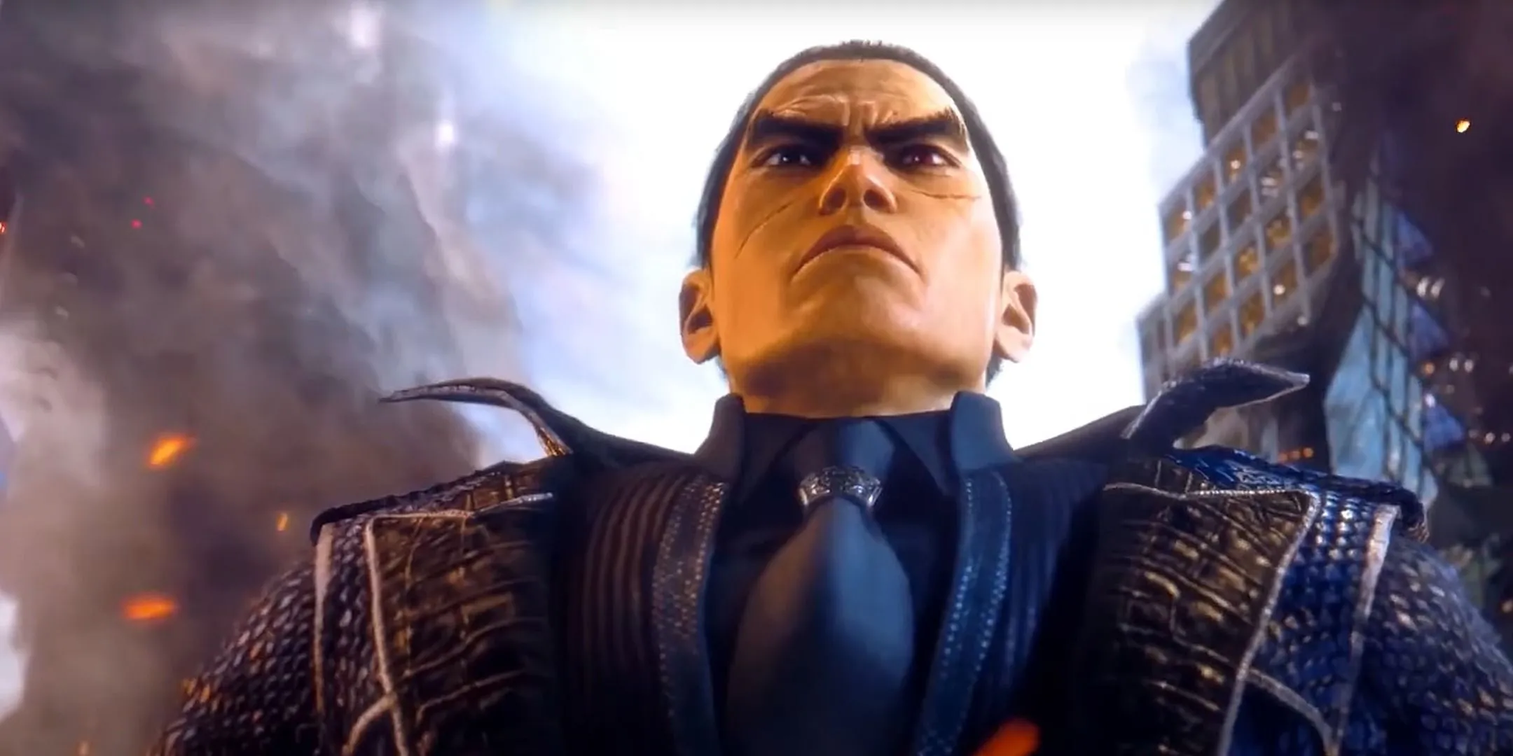 Kazuya Mishima, ông chủ đáng sợ của Zaibatsu, thể hiện sức mạnh Devil Gene trong Tekken 8.