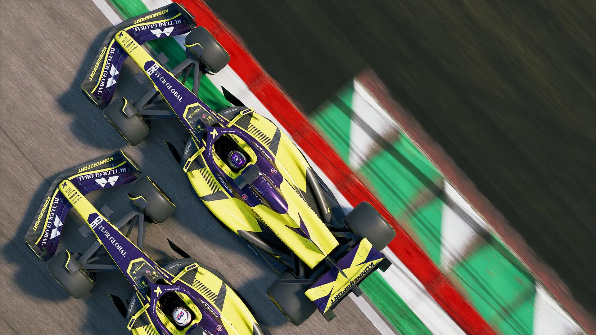 Khoảnh khắc căng thẳng trên đường đua với các xe F1 trong game F1 25