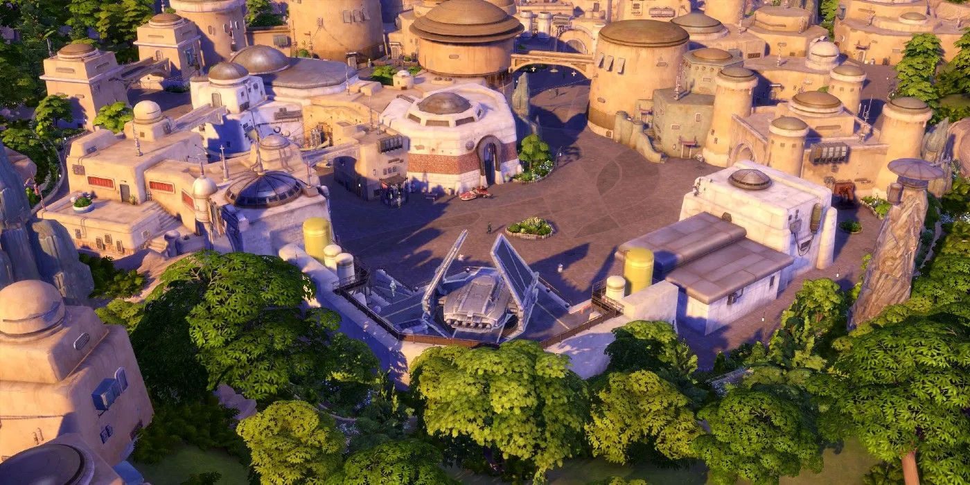 Khu vực First Order District trong thế giới Batuu của The Sims 4
