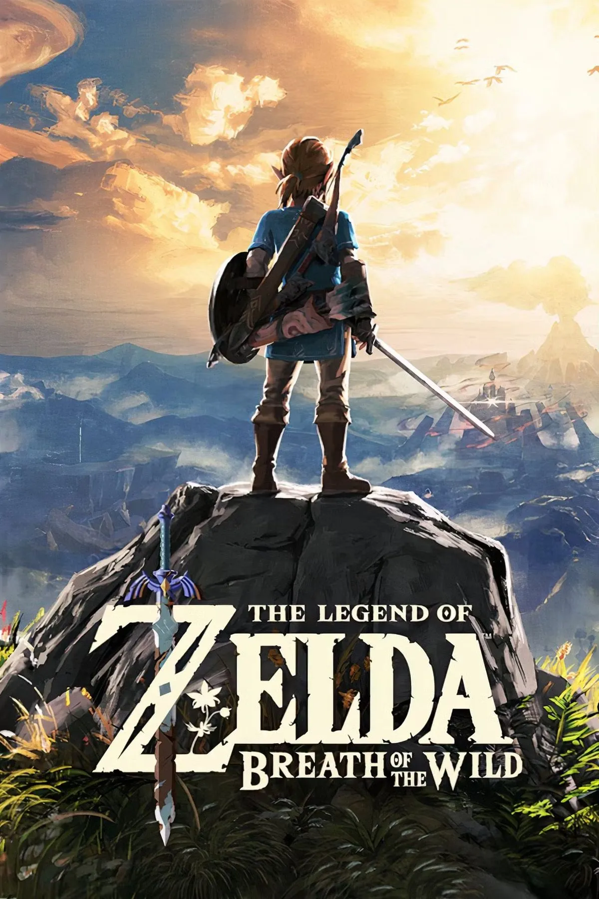 Link đang khám phá một hang động bí ẩn trong The Legend of Zelda Breath of the Wild