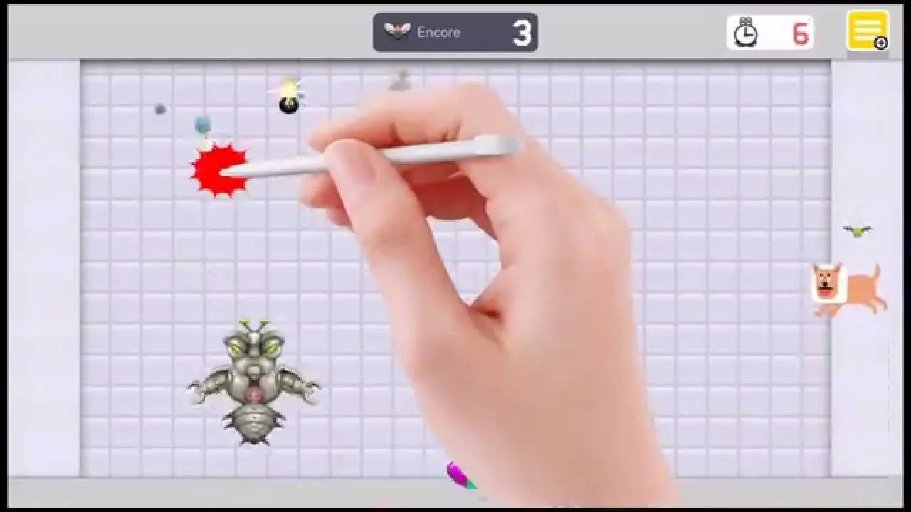 Minigame Gnat Attack của Mario Paint được tái hiện trong Super Mario Maker, với người chơi điều khiển cây đập ruồi