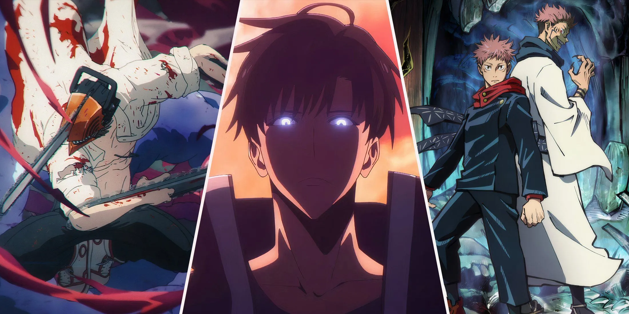 Phim hoạt hình hành động hay nhất thập niên 2020 bao gồm Solo Leveling, Jujutsu Kaisen và Chainsaw Man