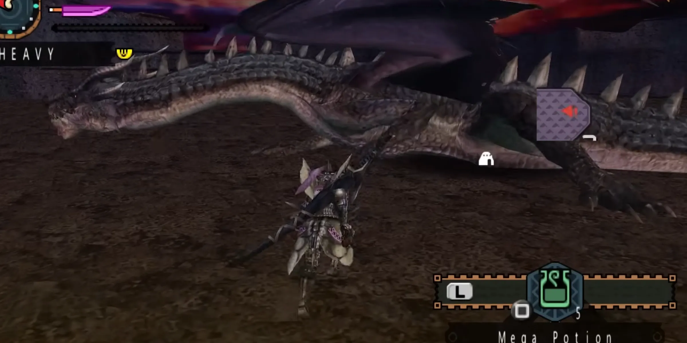 Rồng Fatalis, một trong những quái vật biểu tượng của series Monster Hunter trên PS2