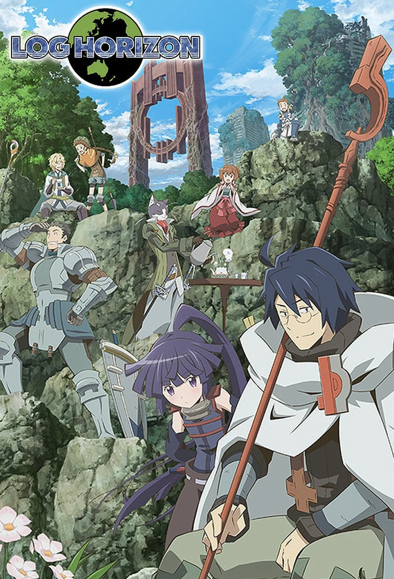 Shiroe và các thành viên hội Akiba trong Log Horizon, khám phá khía cạnh tâm lý của việc bị mắc kẹt trong thế giới game MMORPG