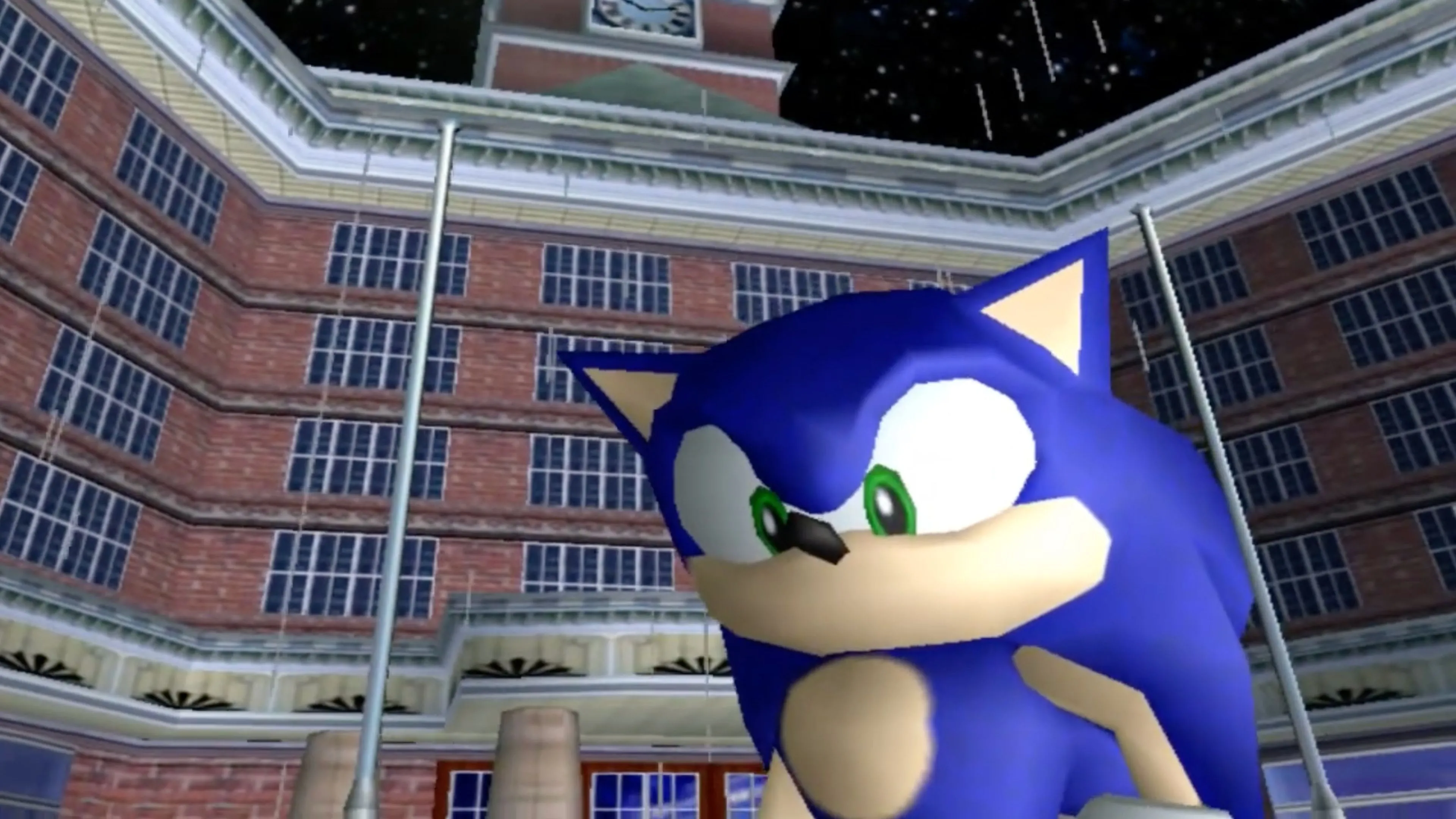 Sonic và các nhân vật trong Sonic Adventure trên Dreamcast