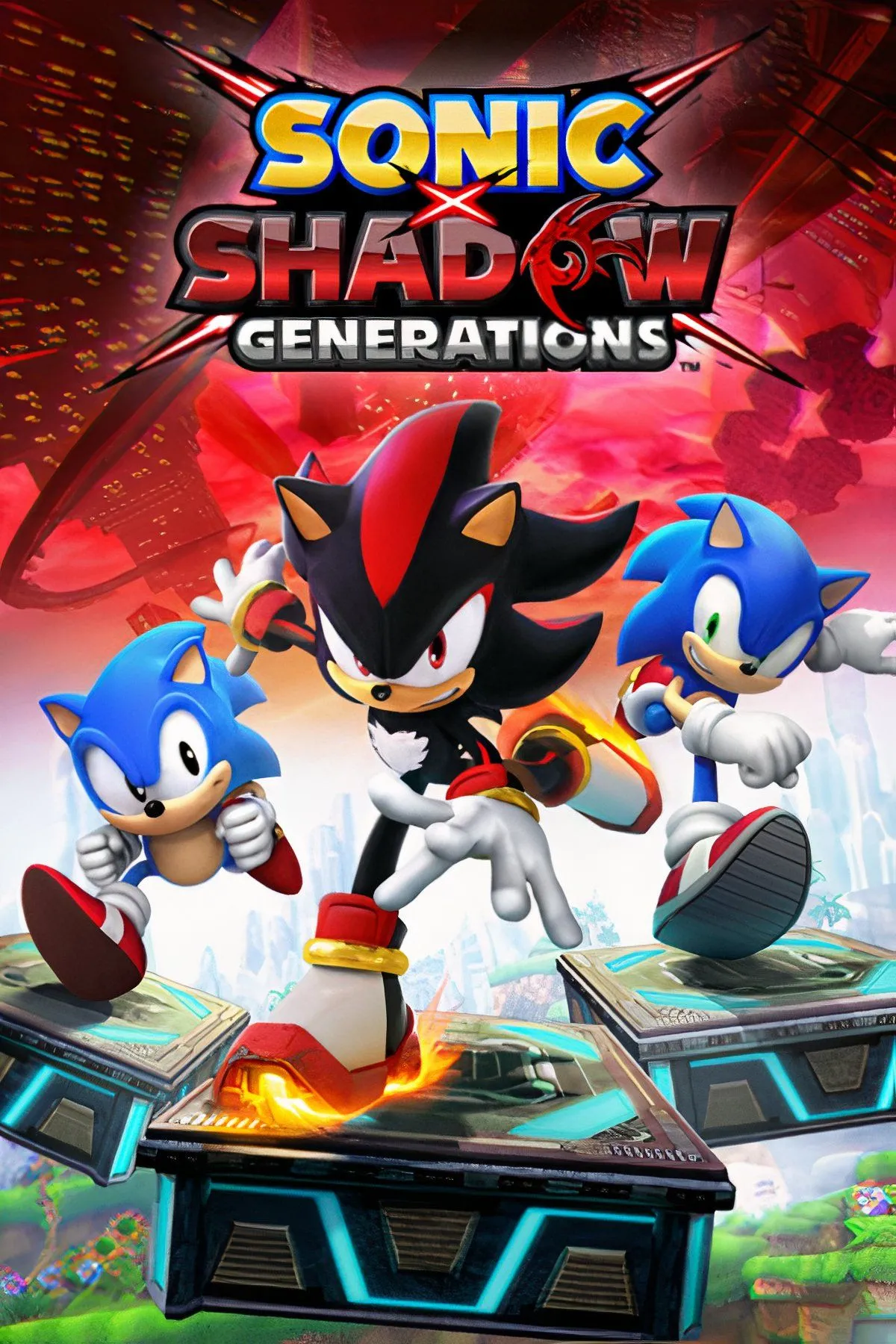 Sonic và Shadow trong Sonic X Shadow Generations