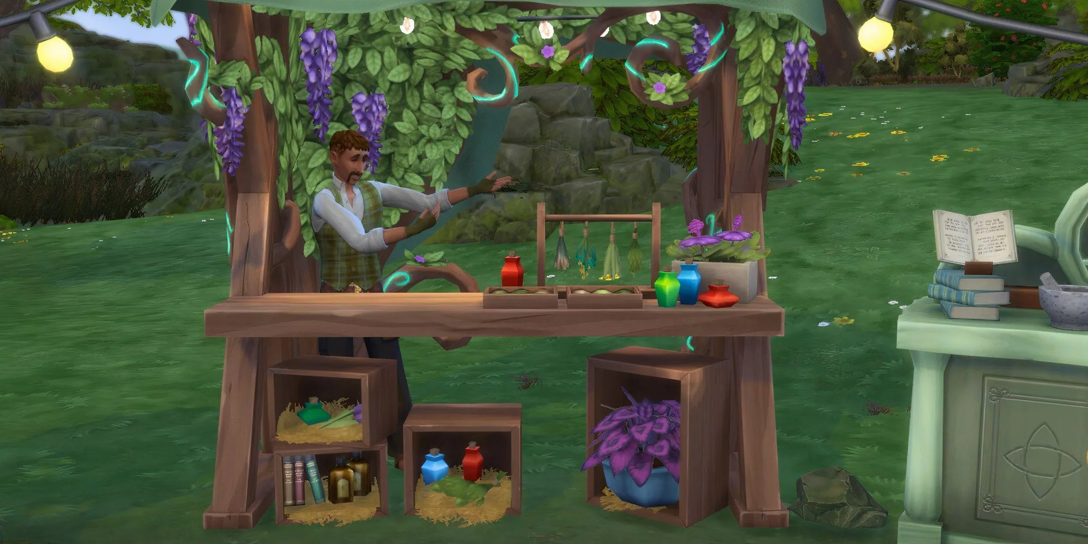 The Sims 4: Ailments và các độc dược chữa bệnh tại bàn Apothecary Table