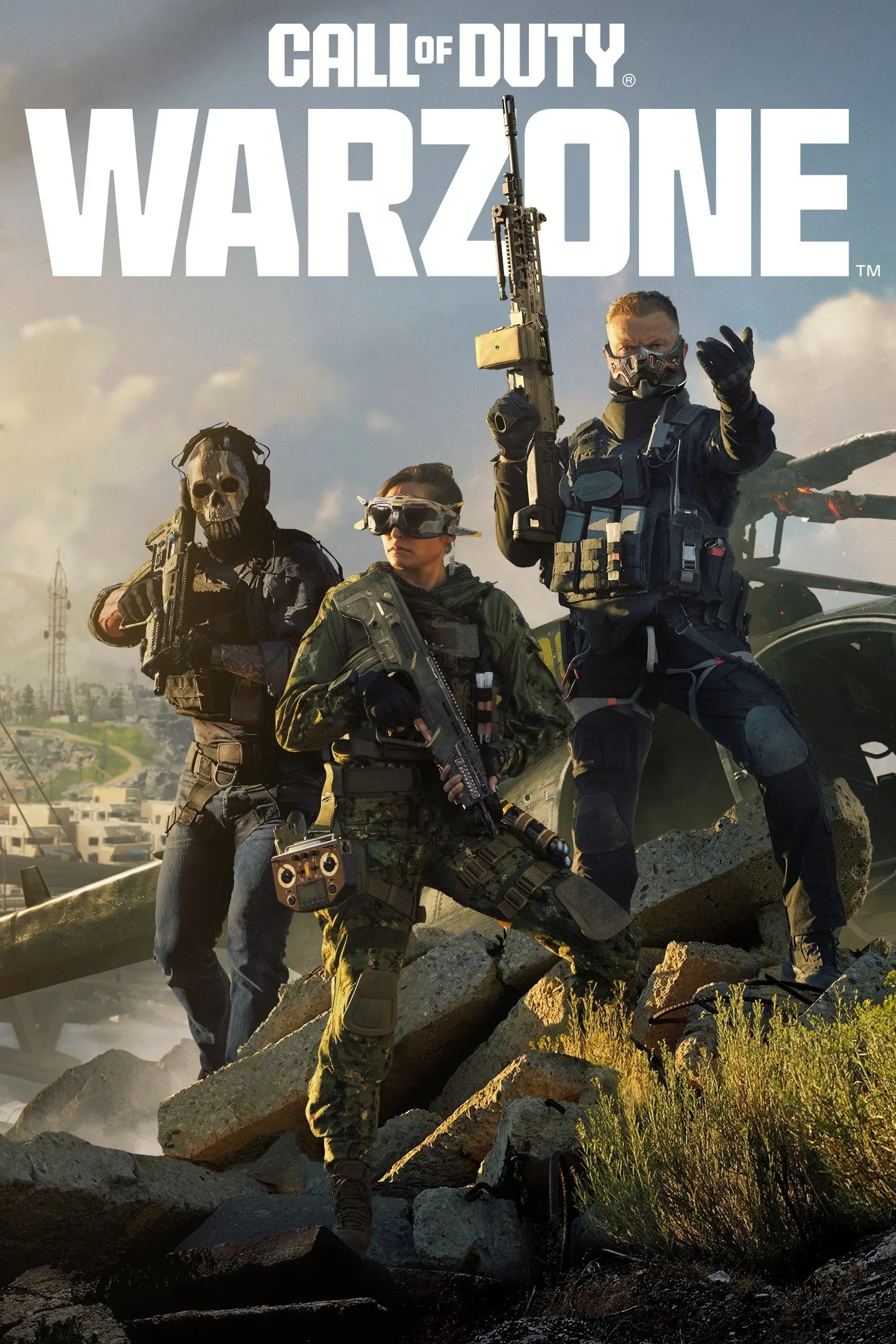 Tổng quan giao diện Call of Duty Warzone, thể hiện lối chơi Battle Royale và quy mô bản đồ rộng lớn của tựa game FPS miễn phí này.
