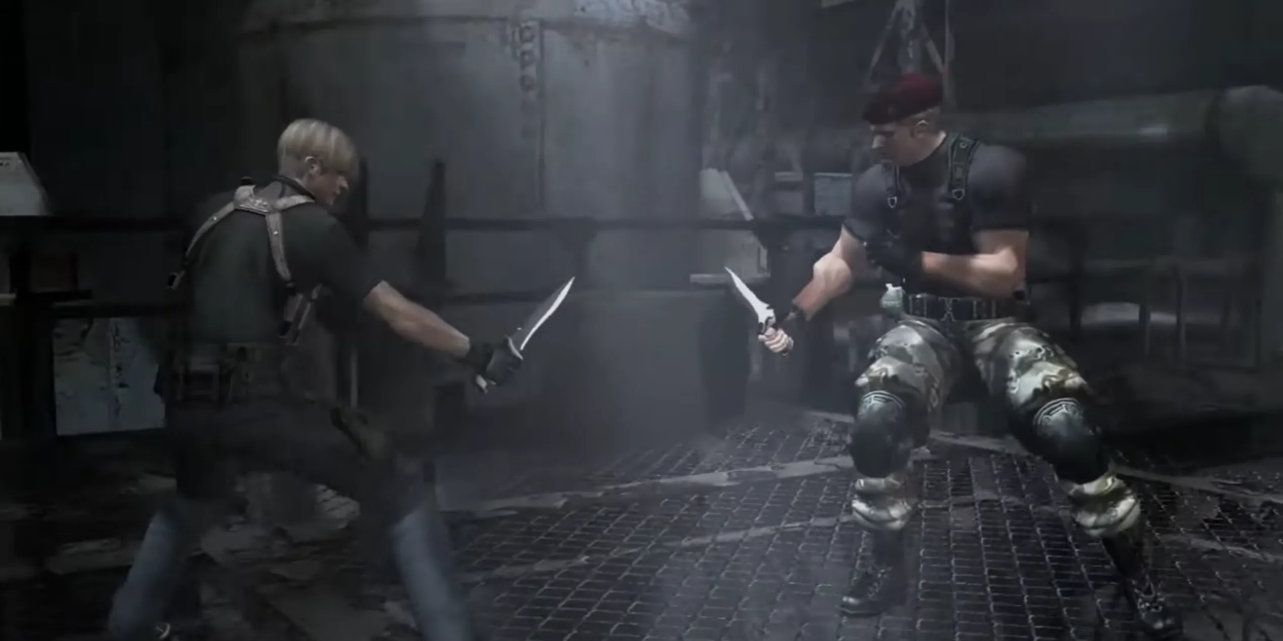 Trùm Jack Krauser biến đổi đáng sợ trong game kinh dị Resident Evil 4 trên PS2