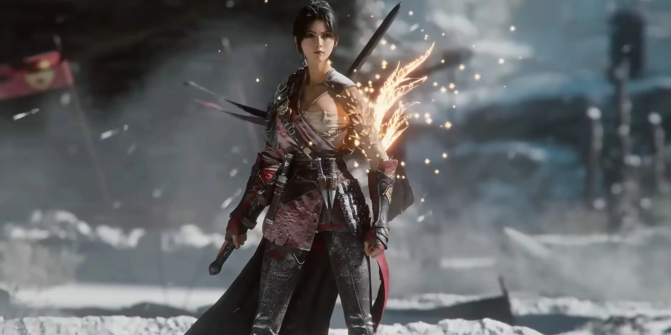 Wuchang Fallen Feathers trailer chính thức hé lộ nhân vật với cánh tay lông vũ đặc trưng