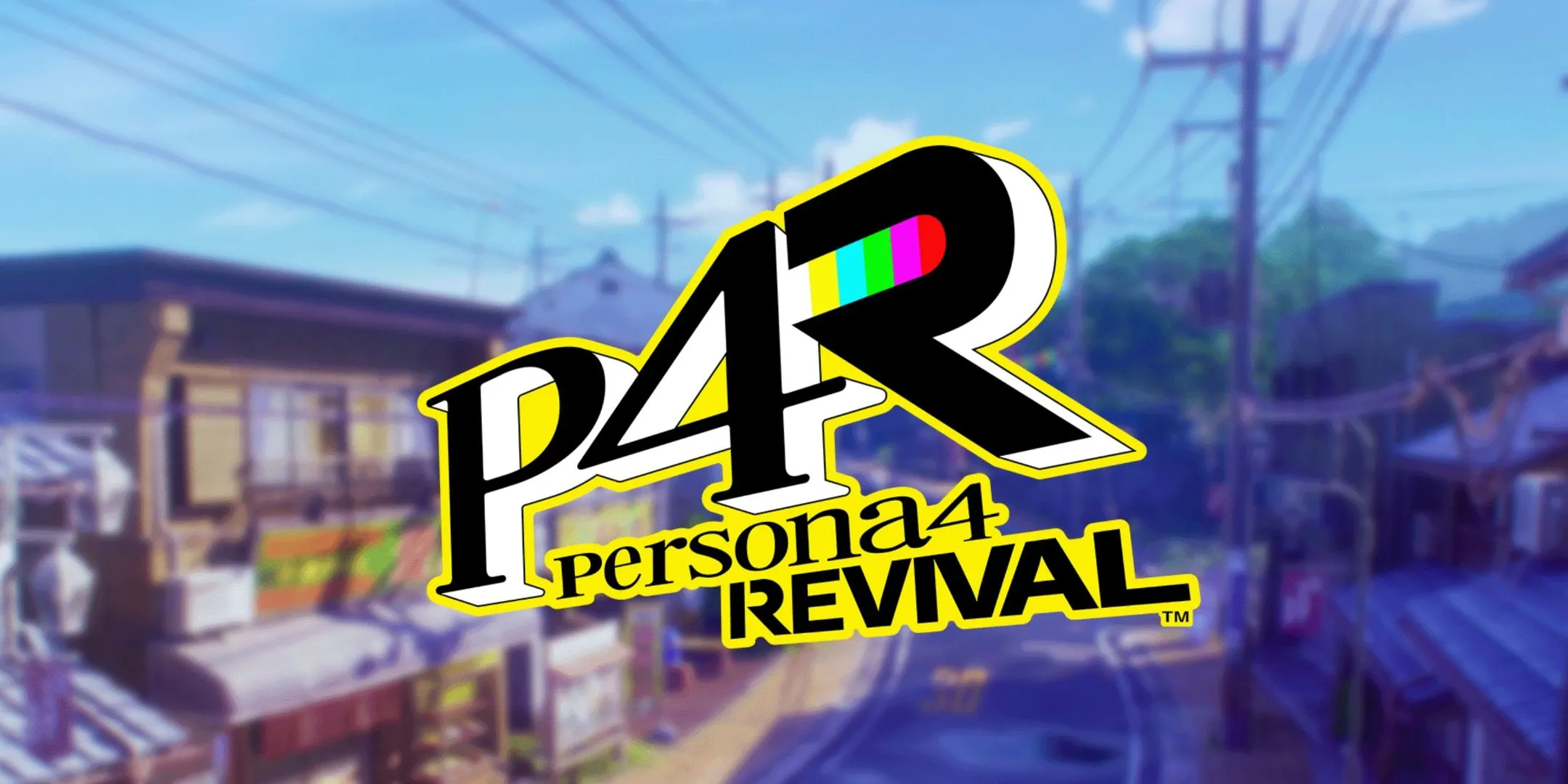 Yu Narukami, nhân vật chính của Persona 4, cùng với các thành viên của Investigation Team như Yosuke, Chie, Yukiko, Kanji, Rise, Naoto và Teddie, trong bức ảnh quảng bá nổi bật.